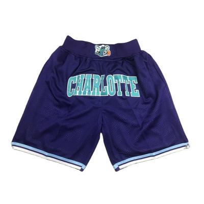 China Hot Sale 2022 Custom Antibacterial Logo Vintage Just Don Basketball Shorts New Trends Mesh Men Polyester Shorts for sale