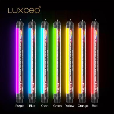 China PC LUXCEO P7 RGB 144pcs LED Outdoor Waterproof IP68 Underwater Visual Water Light for Photography and Videography for sale