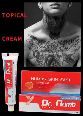 China Eyebrow Tattoo Numb Cream Painkiller Cream 30g Dr Numb Fast Pain Relief Cream for Tattoo Permanent Makeup Painless for sale