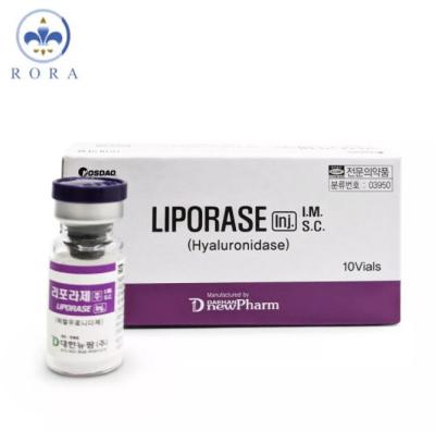 China Korea Liporase Hyaluronidase Dissolves Hyaluronic Acid, Facial Dermal Hyaluronidase for Injection to Buy for sale