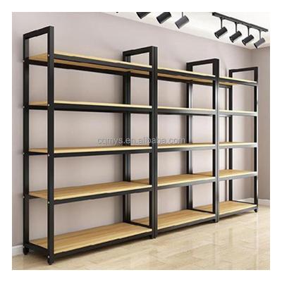 China Single-Sided Customized Cosmetic Store Furniture Perfume Retail Display Rack Mall Wall Mounted Cosmetic Display Cabinet for sale