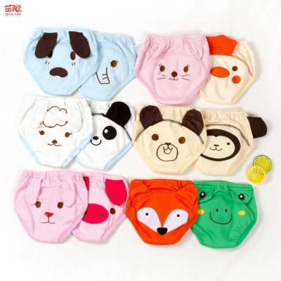 China Baby Training Pants Cartoon Diaper Underwear Embroidered Waterproof Reusable Baby Training Pants for sale