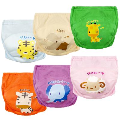 China Printed Baby Training Pants Reusable Pure Cotton Baby Fabric Training Pants Baby Training Pants for sale