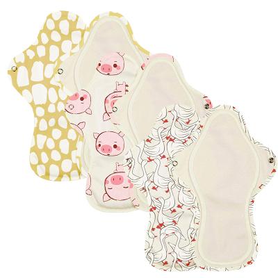 中国 Breathable Reusable Pads Menstrual Sanitary Organic Menstrual Pads 販売のため