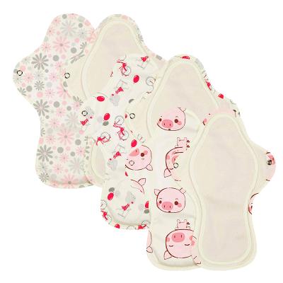 中国 Breathable Menstrual Pads Reusable Bamboo Menstrual Pads 販売のため