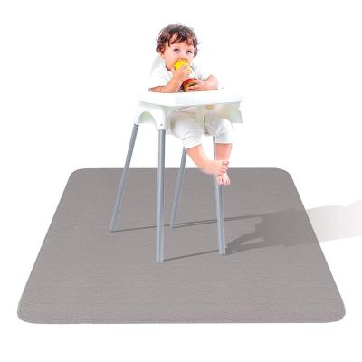 China Washable Leather Splat Mat - Waterproof Baby Umpire Chair Floor Mat for sale