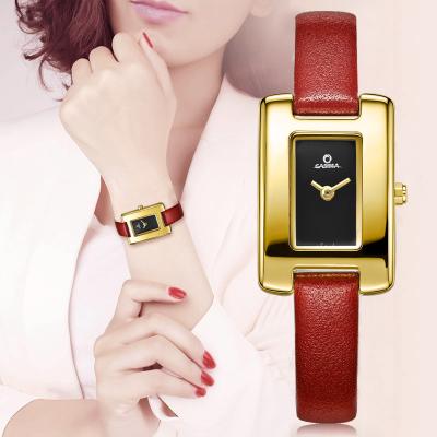 China CASIMA Water Resistant Small Square Watch Rectangle Women Waterproof Luxury Wrist Watch For Women #2612 for sale