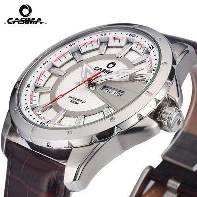 China CASIMA #8102 Fashion Sport Stainless Steel Day Date Automatic Quartz Watch Men Cool 100M Waterproof Men Watch Fashionable Style Watch for sale