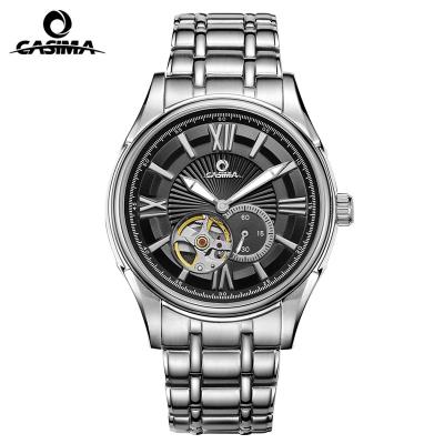 China Mechanical Date CASIMA 6901 Automatic Men Watches 100 Meters Waterproof Stainless Steel Men Watch Hollow Face Business Watch Men for sale