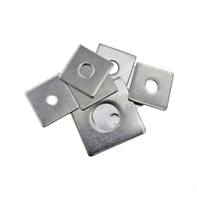 China a2\a4\304\316 stainless steel flat square slot gasket with round hole for sale