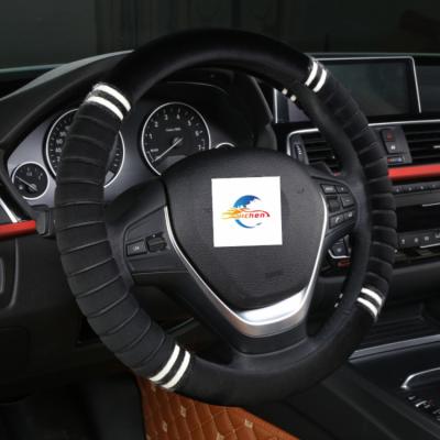 China Newest Design Winter Fashion Sports Velvet Car Steering Wheel Cover for sale