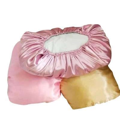 China Custom Silk Satin Pillow Case Set Pillow Case Portable Cover Protector for Hair and Skin for sale