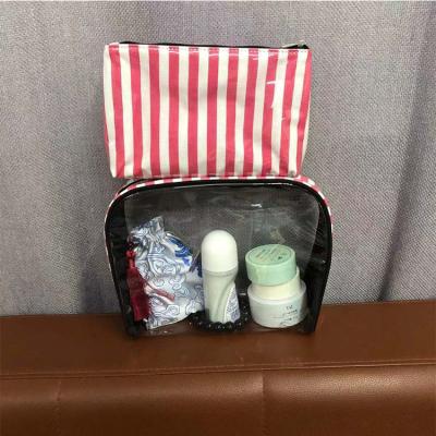 China Fashion New Design Clear PVC Cosmetics Case Makeup Bags Makeup Organizer Personalized Puller Case For Travel for sale