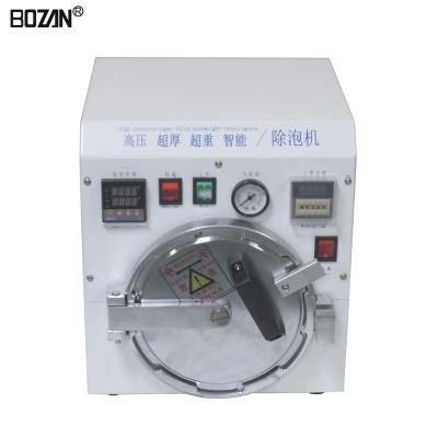 China BOZAN-658 factory automatic vacuum air removing bubble machine LCD repair version skimming tool phone edge for sale