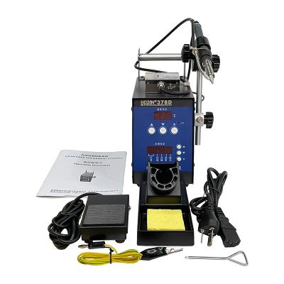 China Machinery repair shops new listing 2 in 1 heat lead free automatic smd self feed machine rework soldering station for sale