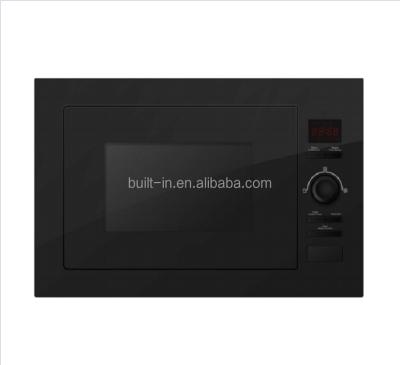 China 900W Full Microwave 25L Black Design Built In Microwave Oven for sale