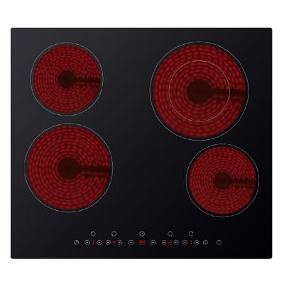 China Integrated Ceramic Residual Heat Lndicator 4 Burner Hob for sale