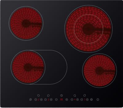 China Residual Built-in Electric Heat lndicator 60CM Ceramic Hob for sale