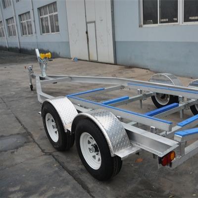 China 11-14ft aluminum boat 7.5m fishing boat trailer smaill boat trailer for sale