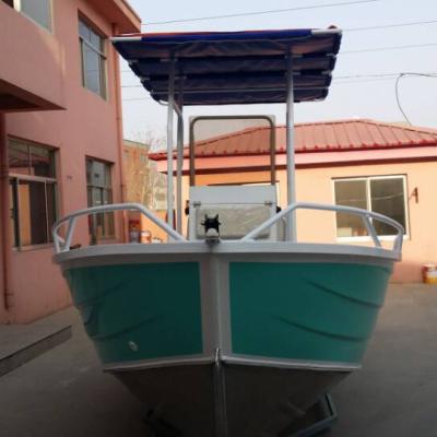 China Aluminum T Top All-Welded Aluminum Fishing Boat for sale