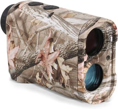 China Custom New Type Leaf Camo Fog Mode 5-1300 Yard Hunting Rangefinder For Sale 13.6*6.8*10.8cm for sale