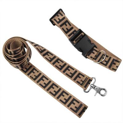 China Factory Price Designer Customized Wholesale Custom Pet Collars Dog Leash Harness Pet Collars Dog Leashes for sale