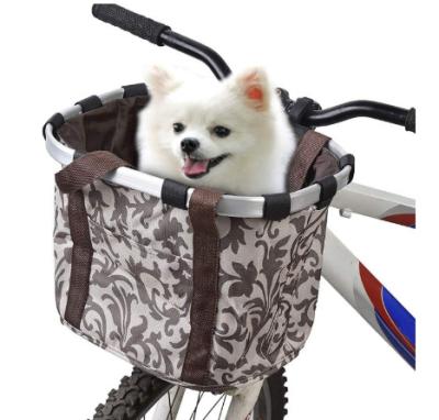 China 2023 Breathable Warm Portable Universal Traditional Wicker Dog Bicycle Middle Front Basket In Front Raincoat for sale