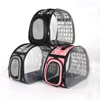 China New Breathable Portable Pet Carrier Cat Dog Hiking Bag Dog Fashion Cat Pack Transport Carrier Bag Dog Carrier Handbag for sale