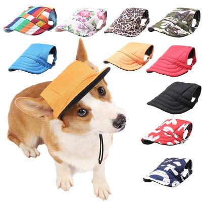 China Outdoor Hat Perro Cani Chien Sunscreen Trucker Princess Dog Hat Hond Sun Hat Dog Accessories Viable Canvas Baseball Cap for sale