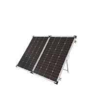 China Outdoor Black 100 Watt 12 Volt Folding Solar Panels for sale