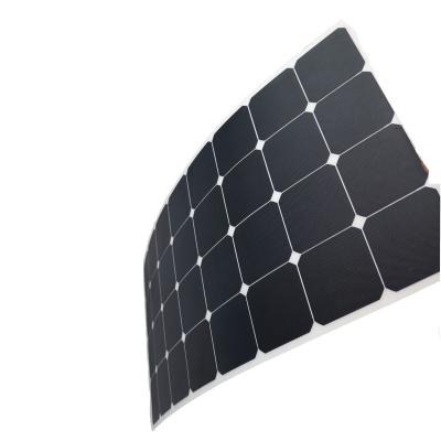 China Het anti Verouderende Semi Flexibele Monocrystalline Zonnepaneel van 100W Te koop