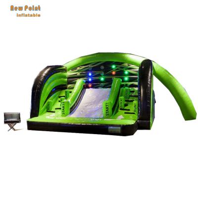 China 5 Years Interactive Factory Price Funny Inflatable Slide Back To IPS Low Game For Sale for sale