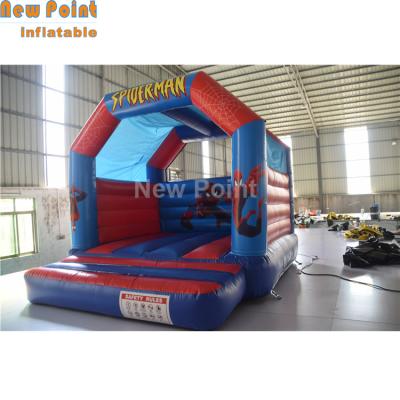 China 5 years of bouncy castle, inflatable bouncer spider man for sale for sale