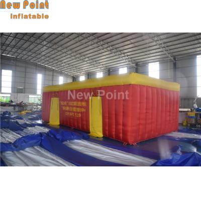 China 5 Years Factory Inflatable Room Tent Escape Drill Simulated Smoke Fire Safety For Sale for sale