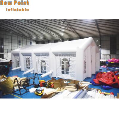 China 5 years outdoor activities supplies white inflatable cube tent explosion tent in wedding party use for sale for sale