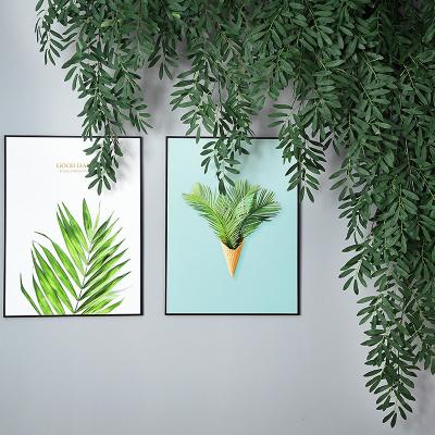 China New minimalist ivy wall hanging tree simulation leaf garland simulation artificial green plant decoration minimalist for sale