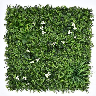 China Eco - Friendly Artificial Grass Plant Lawn Panels Fern Plant Like Real Premium Artificial Plants for sale