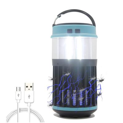 China 3in1 USB Rechargeable Stretchable Led Camping Solar Lantern 3 Modes Glow Mosquito Killer Solar Lamp for Outdoor Hiking Emergency for sale