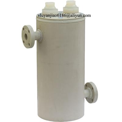 China Semiconductor Industry Inline PTFE Heat Exchanger All Fluoropolymer Wetted Surfaces for sale