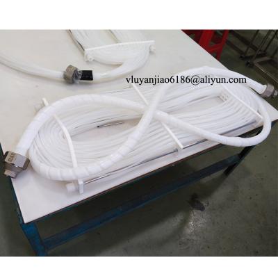 China PTFE Immersion Coil Heat Exchanger For Heating Most Aqueous Acid And Alkaline Solutions for sale