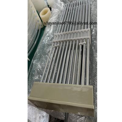 China Fluorpolymer PTFE over de zijkant onderdompeling verwarmers 220V 3P 10KW Twaalf element Te koop