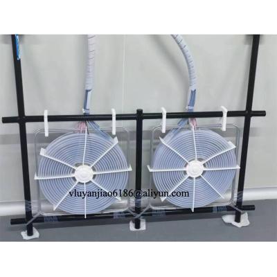 China Chemische PTFE-onderdompelingsverwarmers 400V 24 KW 3-fase platte assemblage spoelvormig Te koop