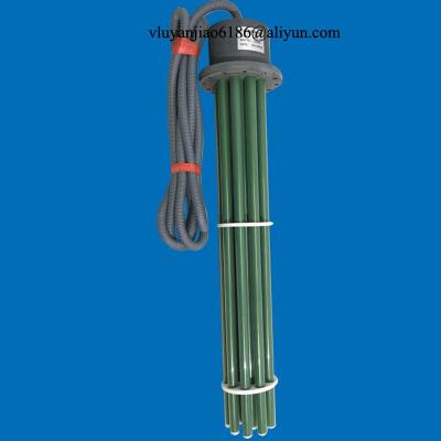 China 380V 3P 12KW Teflon PTFE Photovoltaic Heater Non Corrodable Electric Tank Heater for sale