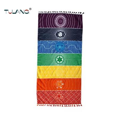 China Colorful Microfiber QUICK DRY Sand Free Beach Towels for sale