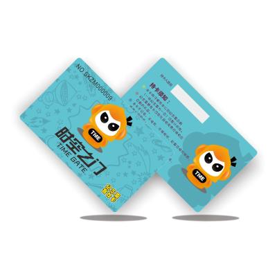 China Waterproof / Waterproof 13.56MHZ RFID CARD Plus Number Printing Access Control Card -4B X 4K UID Customized Design for sale