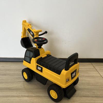 China Ride On 2022 NEW Toy Excavator FOOT-TO-FLOOR Car Licensed Kids Ride On Car for sale