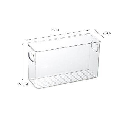 China Stackable Clear Plastic Kitchen Container Storage Box Trash Cans Stackable Vegetables Fruit Holders Storage Organizer for sale