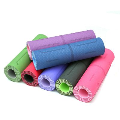 China //Non Slip High Density/Eco-Friendly Hot Selling Water Resistant/Lightweight-Portable Amazon 6mm Tape Yoga Mat Foldable For Pilates Exercise Wholesale High Density Dishonest Mat physical fitness for sale