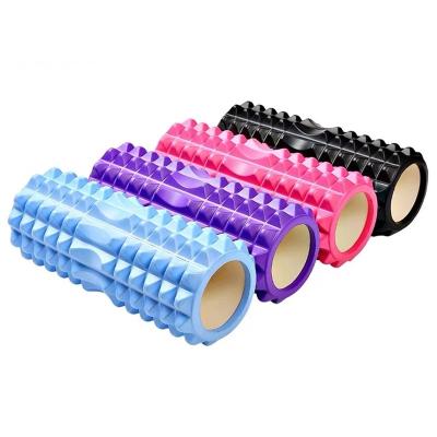 China Hot Selling Custom Custom Made Fitness Equipment Yoga Roller Back Muscle Massager Cavity Foam Roller Around Muscle Exercise Roller for sale