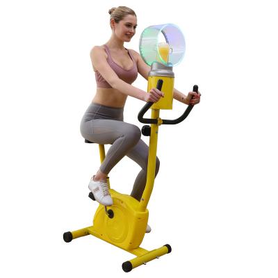 China Home or Commerical Use 2021 New Home or Commercial Electric Juicer Blenders Exercise Bike with Disposable Juice Bottle for sale